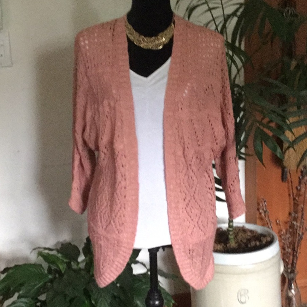 Pink Rose Cardigan